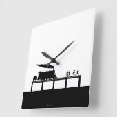 体 スクエア壁時計 (傾斜)