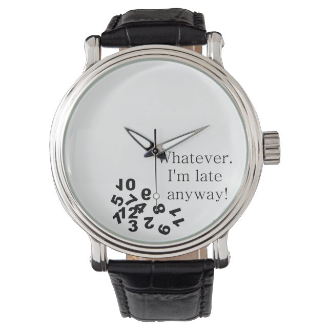 何おもしろいでも。とにかく遅い！Watch 腕時計 (正面)