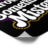 何かおかしな物を投げ付ける ポスター (角)