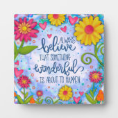 何かかわいらしの感動的素晴らしいフローラ フォトプラーク (正面)