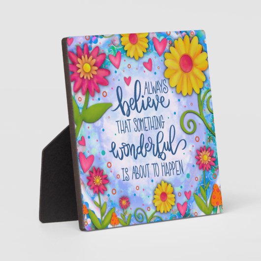 何かかわいらしの感動的素晴らしいフローラ フォトプラーク (正面)