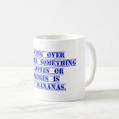 何かか議論すること コーヒーマグカップ (正面右)