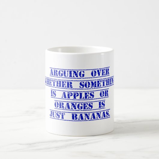 何かか議論すること コーヒーマグカップ (中央)