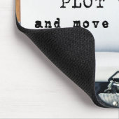 何かがうまくいかない時、ちょうど叫び声の"プロットのねじれ! " マウスパッド (コーナー)