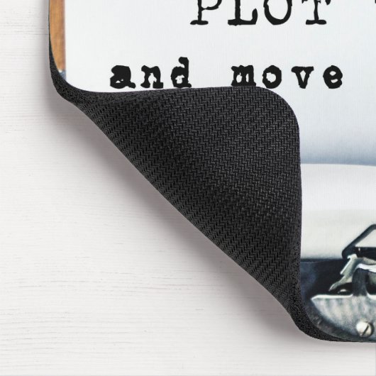 何かがうまくいかない時、ちょうど叫び声の"プロットのねじれ! " マウスパッド (コーナー)