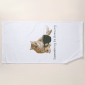 何かがビーチタオル ビーチタオル (正面)