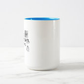 何かが動くまで何も起こらない ツートーンマグカップ (中央)