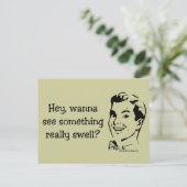 何かが本当に膨らむ ポストカード (スタンド正面)