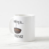 何かが調理中 コーヒーマグカップ (正面左)