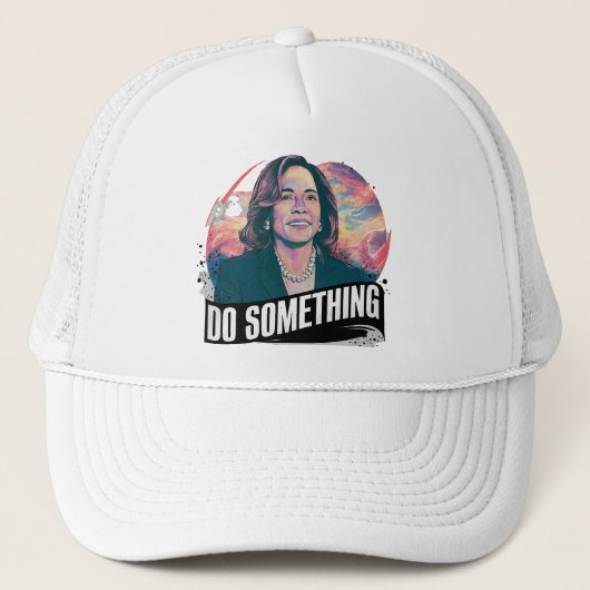 「何かする」 キャップ (正面)