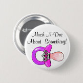 何かに困った 缶バッジ (正面&裏面)