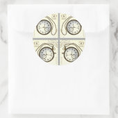 何かに貼り付ける時間！ ラウンドシール (バッグ)