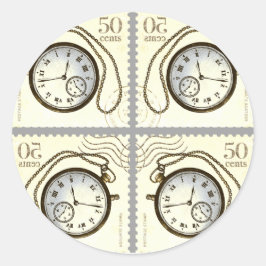 何かに貼り付ける時間！ ラウンドシール