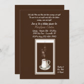 何かの醸造シャワー招待状 招待状 (正面/裏面)