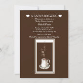 何かの醸造ティー(またはコーヒー)パーティの招待状 招待状 (正面)