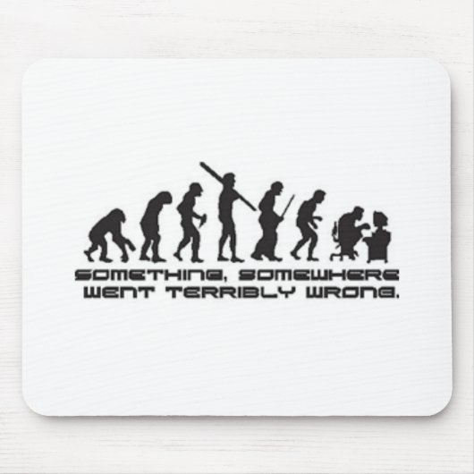 何かはうまくいきませんでした マウスパッド (正面)