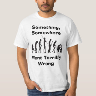 何かはTシャツ進化のうまくいきませんでした Tシャツ