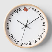 何かもしいい丸い時計 壁時計 (正面)