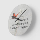 何かもしいい時計 ラウンド壁時計 (傾斜)