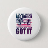 何かもし悪い物が欲しい – 体育フィットネス-おもしろい 缶バッジ (正面)