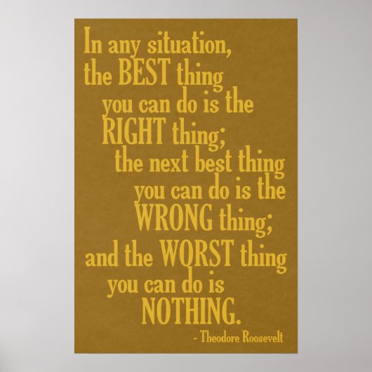 「何かやる気を起こさせるする」引用文ポスター ポスター (正面)