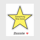 何かをしたスターシール - 面白いステッカー シール (シート)