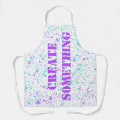 何かを作成絵を描（ばちゃばちゃ）跳ねる エプロン (正面)