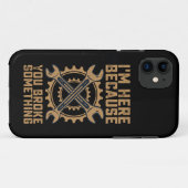 何かを壊したからここに来たんだ Case-Mate iPhoneケース (裏面(横))