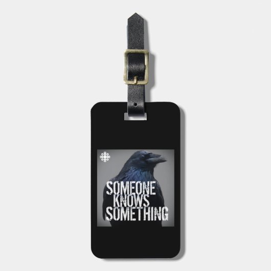 何かを知っているCBC ラゲッジタグ (正面縦)