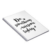 何かを素晴らしい今日-感動的なジャーナルして下さい ノートブック (右側)