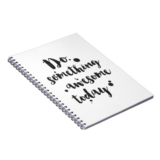 何かを素晴らしい今日-感動的なジャーナルして下さい ノートブック (右側)