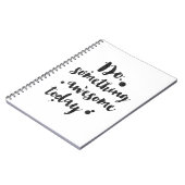 何かを素晴らしい今日-感動的なジャーナルして下さい ノートブック (左側)