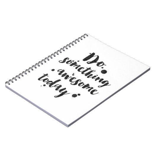 何かを素晴らしい今日-感動的なジャーナルして下さい ノートブック (左側)