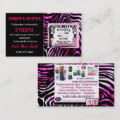 何かを網状組織の名刺今日して下さい 名刺 (正面/裏面)