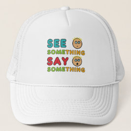 何かを言う言葉を見る キャップ