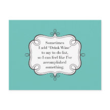 何かを達成するためにTo Doリストでワインを飲む