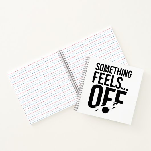 何かオフ感じに – Unsettled & Crypticメッセージ ノートブック (内部)