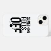 何かオフ感じに – Unsettled & Crypticメッセージ Case-Mate iPhoneケース (裏面 (横))