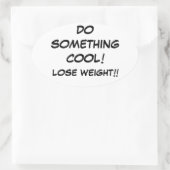 何かクールして痩せる!!! 楕円形シール (バッグ)