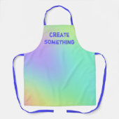 何かグラデーションエプロンカラフルを作成する エプロン (正面)