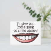 何かスマイル ポストカード (スタンド正面)