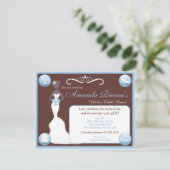 何かチョコレート、何か青いもの 招待状 (スタンド正面)