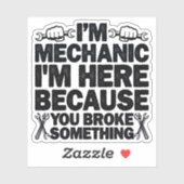 何かパパを壊したから来たおもしろい シール (シート)