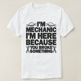 何かパパを壊したから来たおもしろい Tシャツ