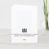 何かユニークバレンタインデーのカード シーズンカード (裏面)