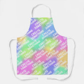 何かレインボーエプロンを作る エプロン (正面)