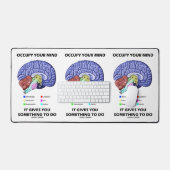 何か与えする気を使え デスクマット (キーボード&マウス)