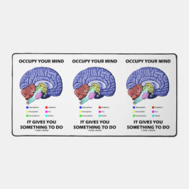 何か与えする気を使え デスクマット