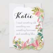 何か古いもの | 花嫁の友人 ウェディング招待状 招待状 (正面)