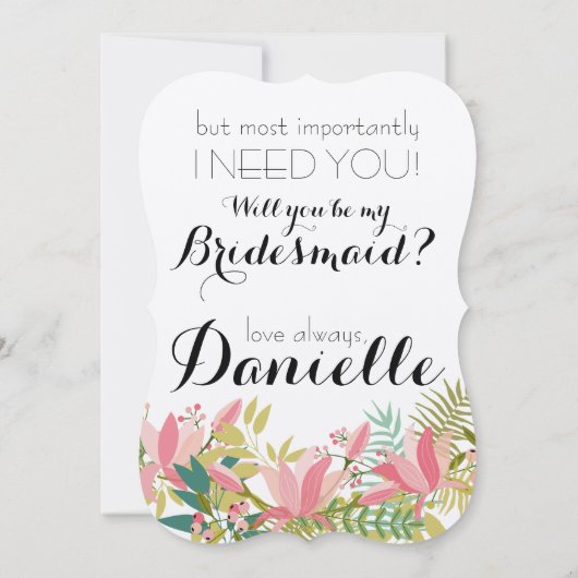 何か古いもの | 花嫁の友人 ウェディング招待状 招待状 (裏面)